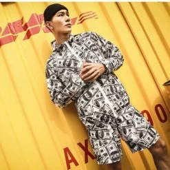 Streetgarm 100 Dollar Bill Windbreaker 11 Streetgarm 100 Dollar Bill Windbreaker