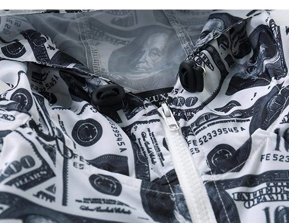Streetgarm 100 Dollar Bill Windbreaker 6 Streetgarm 100 Dollar Bill Windbreaker