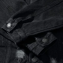 Streetgarm 6 God Black Denim Jacket NEW