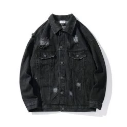 Streetgarm 6 God Black Denim Jacket NEW