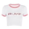 Streetgarm NEW 69% Angel Crop Top