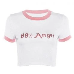 Streetgarm NEW 69% Angel Crop Top
