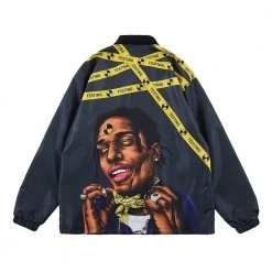 Streetgarm NEW A$AP Rocky Testing Coach Jacket
