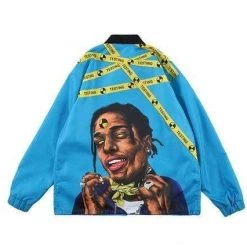 Streetgarm NEW A$AP Rocky Testing Coach Jacket