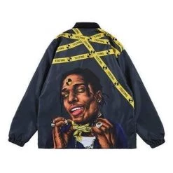 Streetgarm NEW A$AP Rocky Testing Coach Jacket