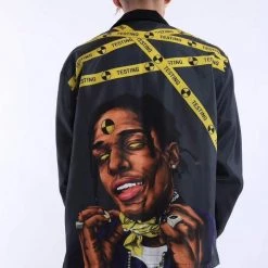 Streetgarm NEW A$AP Rocky Testing Coach Jacket