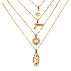Streetgarm NEW AK47 Layered Necklace Sets 31 Streetgarm NEW AK47 Layered Necklace Sets