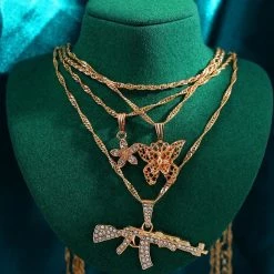 Streetgarm NEW AK47 Layered Necklace Sets 26 Streetgarm NEW AK47 Layered Necklace Sets