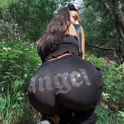Streetgarm Angel Diamante Joggers