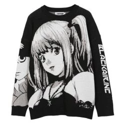 Streetgarm Anime Girl Harajuku Knitted Sweater NEW