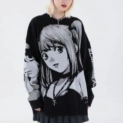 Streetgarm Anime Girl Harajuku Knitted Sweater NEW