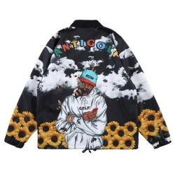 Streetgarm Anti Golf Wang Tyler The Creator Coach Jacket NEW
