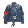 Streetgarm Arm Patch Denim Jacket NEW 2 Streetgarm Arm Patch Denim Jacket NEW