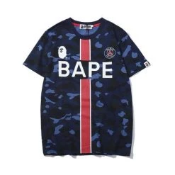 Streetgarm NEW Bape PSG Football Top