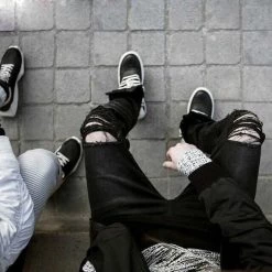 Streetgarm Black Destroyed Denim Jeans NEW