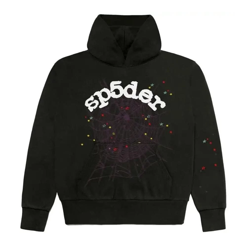 Streetgarm Black Sp5der Worldwide Hoodie 3 Streetgarm Black Sp5der Worldwide Hoodie