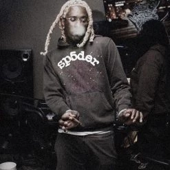 Streetgarm Black Sp5der Worldwide Hoodie 10 Streetgarm Black Sp5der Worldwide Hoodie