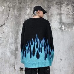 Streetgarm NEW Blue Flame Sweater