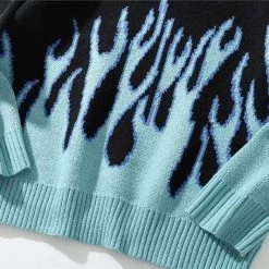 Streetgarm NEW Blue Flame Sweater