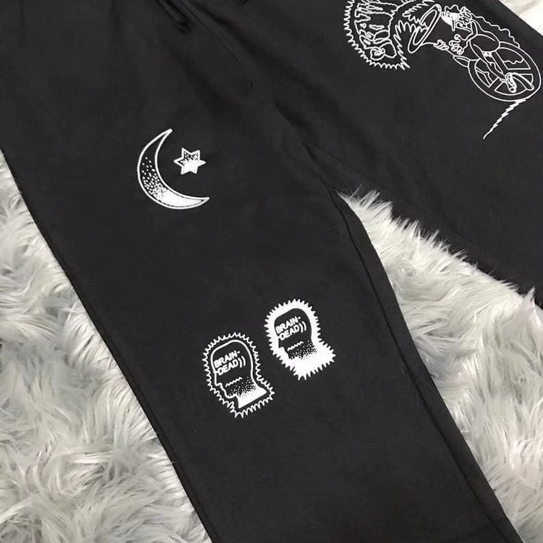 Streetgarm Brain Dead Gustavo Sweatpants NEW 13 Streetgarm Brain Dead Gustavo Sweatpants NEW