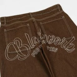 Streetgarm Brown Star Loose Denim Jeans NEW