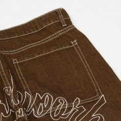 Streetgarm Brown Star Loose Denim Jeans NEW