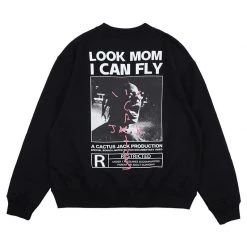 Streetgarm Cactus Jack Look Mom I Can Fly Sweatshirt