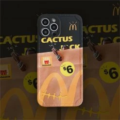 Streetgarm NEW Cactus Jack Mcdonalds Bag IPhone Case