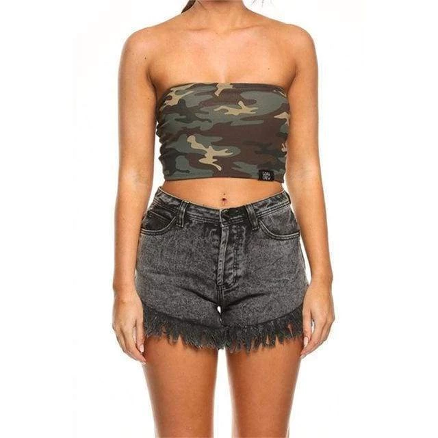 Streetgarm NEW Camo Tube Top - Green 5 Streetgarm NEW Camo Tube Top - Green