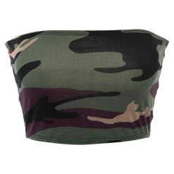 Streetgarm NEW Camo Tube Top - Green