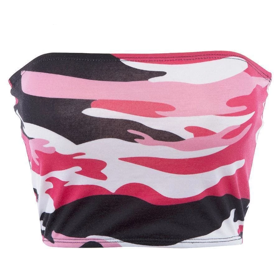 Streetgarm Camo Tube Top - Pink NEW 3 Streetgarm Camo Tube Top - Pink NEW