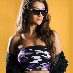Streetgarm Camo Tube Top - Purple NEW 12 Streetgarm Camo Tube Top - Purple NEW