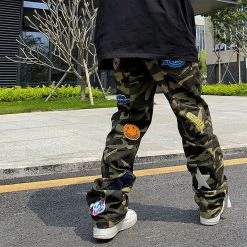 Streetgarm Camouflage Patch Cargo Pants NEW
