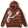 Streetgarm Cartoon Skeleton Heart Hoodie NEW 2 Streetgarm Cartoon Skeleton Heart Hoodie NEW