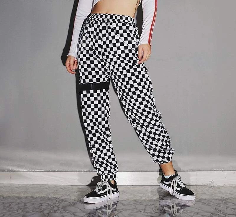 Streetgarm Checkerboard Casual Joggers 7 Streetgarm Checkerboard Casual Joggers