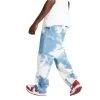 Streetgarm Cloud Print Loose Denim Pants