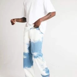 Streetgarm Cloud Print Loose Denim Pants 9 Streetgarm Cloud Print Loose Denim Pants