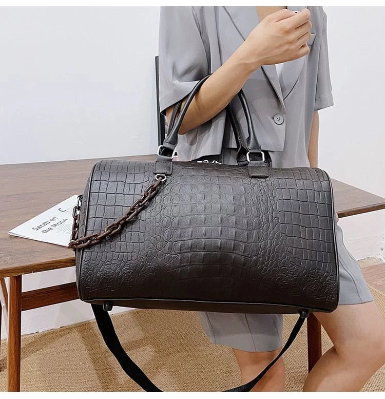 Streetgarm Crocodile Keepall Duffle Bag NEW 7 Streetgarm Crocodile Keepall Duffle Bag NEW