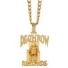 Streetgarm Death Row Records Pendant Necklace NEW 1 Streetgarm Death Row Records Pendant Necklace NEW