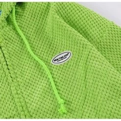 Streetgarm Demon Horns Knit Zip Hoodie NEW