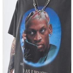 Streetgarm NEW Dennis Rodman Bad As I Wanna Be Washed T-Shirt 15 Streetgarm NEW Dennis Rodman Bad As I Wanna Be Washed T-Shirt