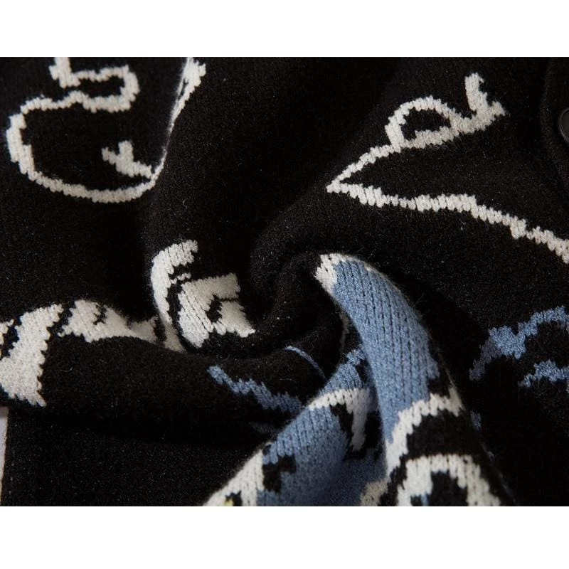 Streetgarm NEW Dinosaur Cartoon Knitted Sweater 7 Streetgarm NEW Dinosaur Cartoon Knitted Sweater