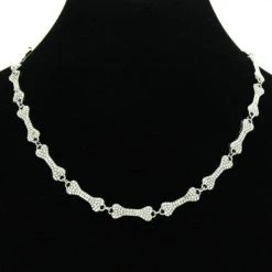 Streetgarm Dog Bone Iced Chain NEW 18 Streetgarm Dog Bone Iced Chain NEW