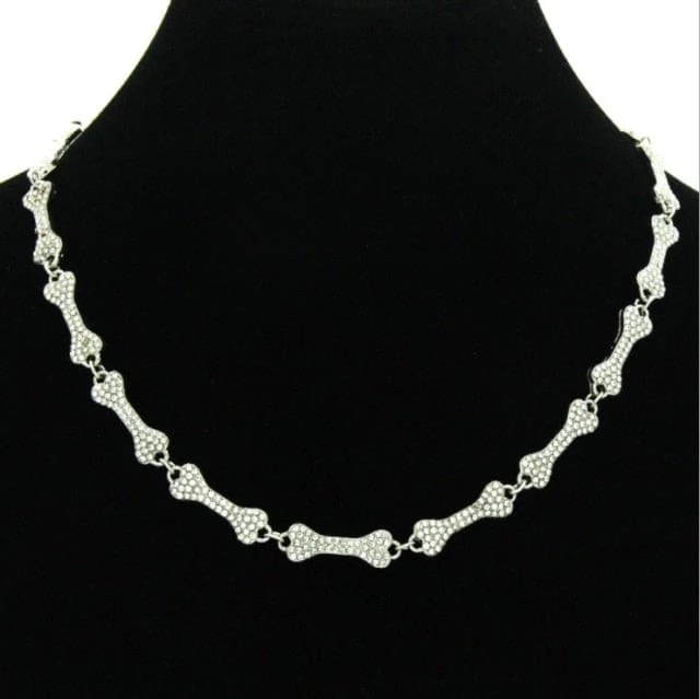 Streetgarm Dog Bone Iced Chain NEW 9 Streetgarm Dog Bone Iced Chain NEW