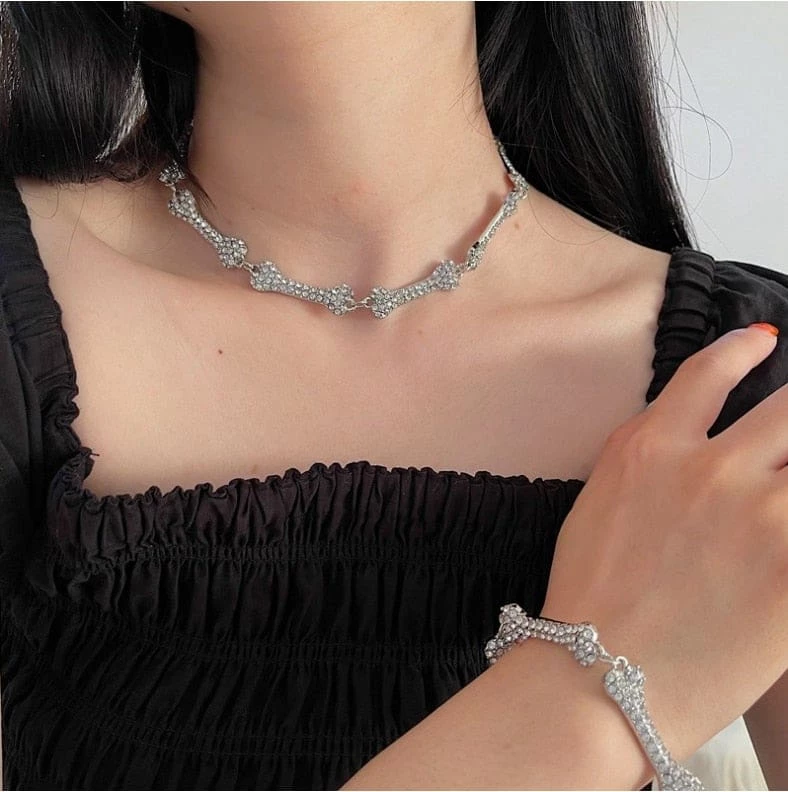 Streetgarm Dog Bone Iced Chain NEW 6 Streetgarm Dog Bone Iced Chain NEW