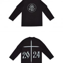 Streetgarm DONDA Presidential Seal Long Sleeve T-Shirt NEW 9 Streetgarm DONDA Presidential Seal Long Sleeve T-Shirt NEW