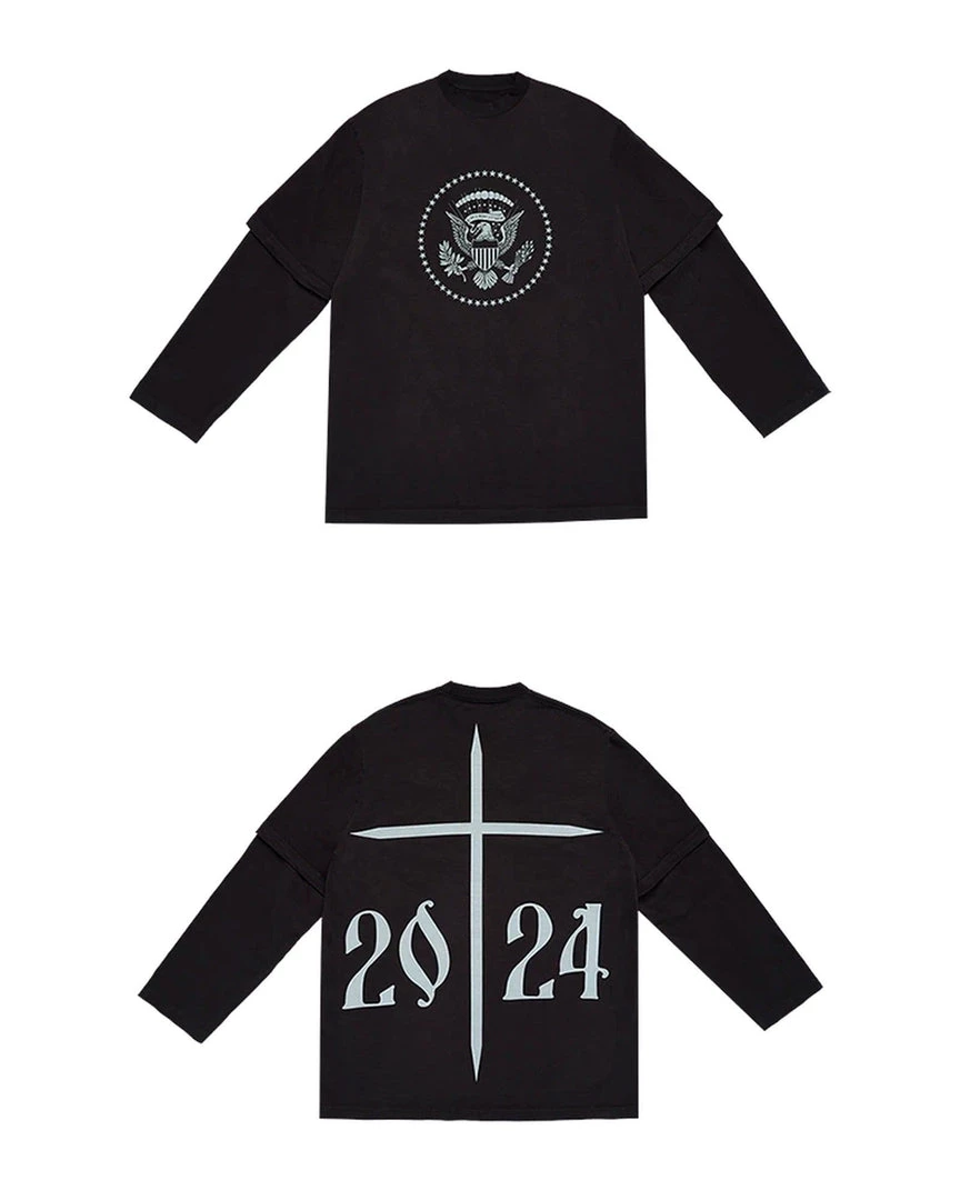 Streetgarm DONDA Presidential Seal Long Sleeve T-Shirt NEW 4 Streetgarm DONDA Presidential Seal Long Sleeve T-Shirt NEW