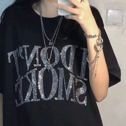 Streetgarm NEW Donsmoke Rhinestone T-Shirt