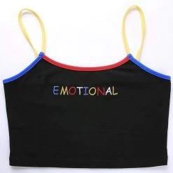 Streetgarm NEW Emotional Crop Tank Top 11 Streetgarm NEW Emotional Crop Tank Top