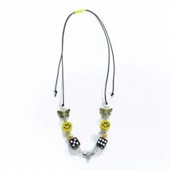 Streetgarm EVAE+ SMILEY PEARL Necklace NEW